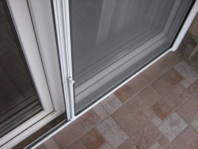 Rolós szúnyogháló ajtó